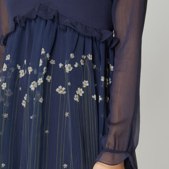 🍒NWT🍒 TED BAKER LIGHTWEIGHT AIRY SUMMERY DRESS - Picture 9 of 11